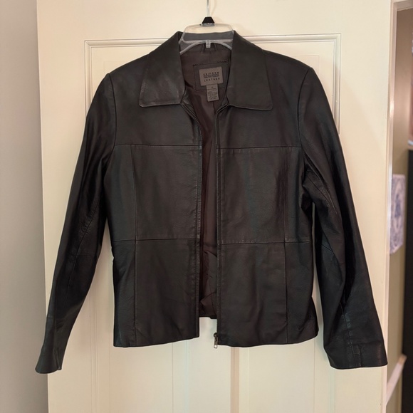 Womens John Paul Richard Black Leather Jacket  10 - Picture 6 of 6